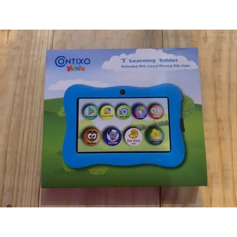Contixo 7 inch kids tablet 2gb ram 32gb android 10 bluetooth V9-3-32- Lt Blue1